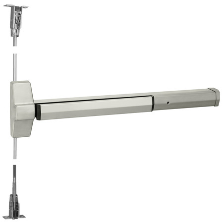 YALE Grade 1 Concealed Vertical Rod Exit Device, 36" x 96", 32D 7120 36 630